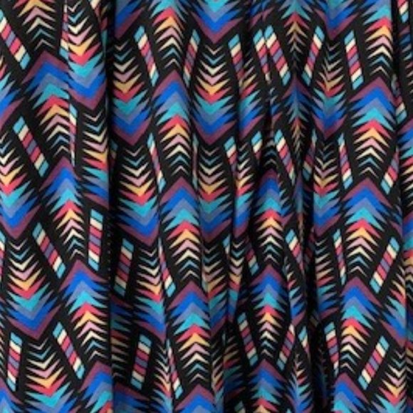 LuLaRoe Madison - Color block pattern - Picture 2 of 2